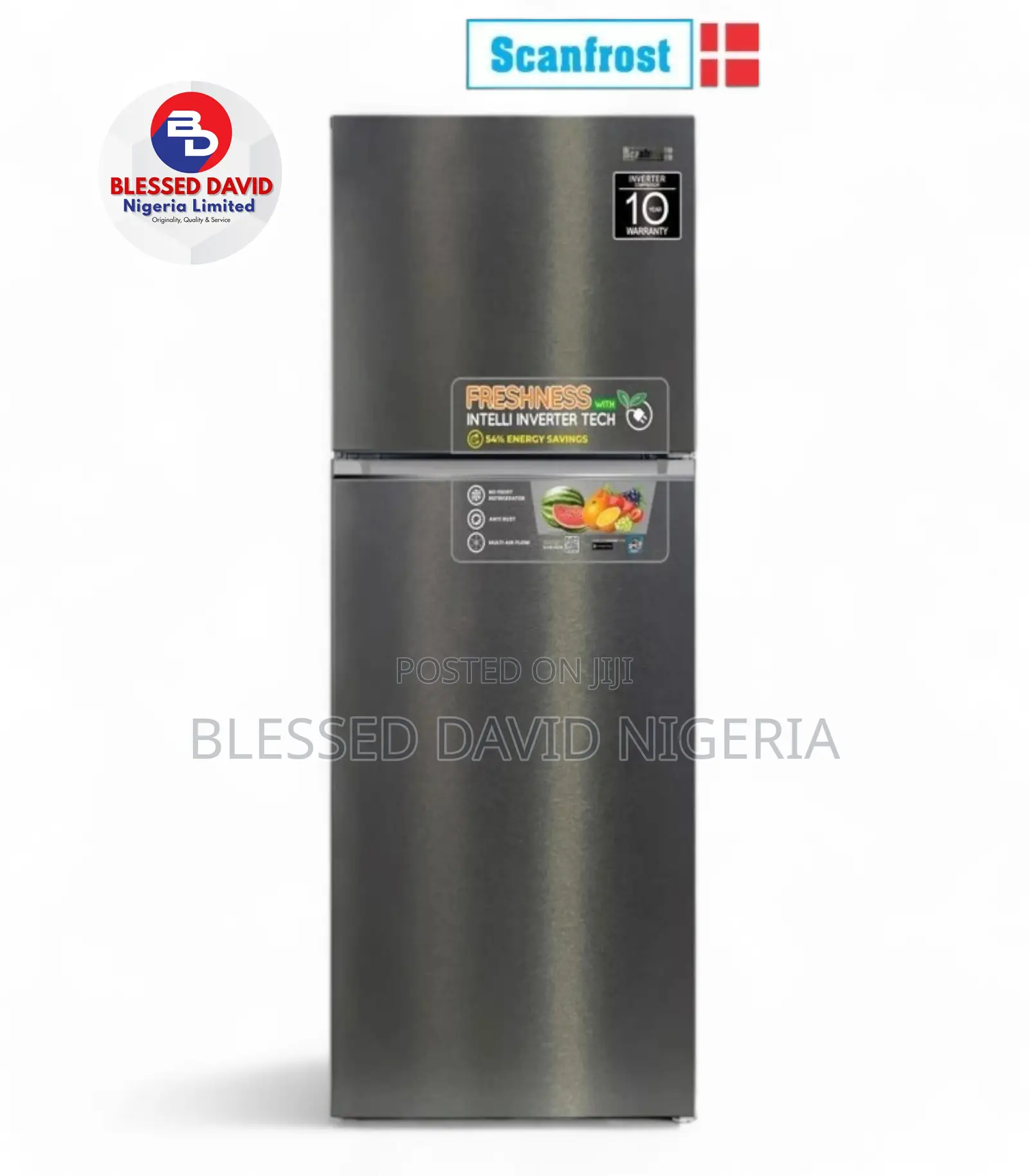 Scanfrost 435L Intelli Inverter Refrigerator - SFR435W INV