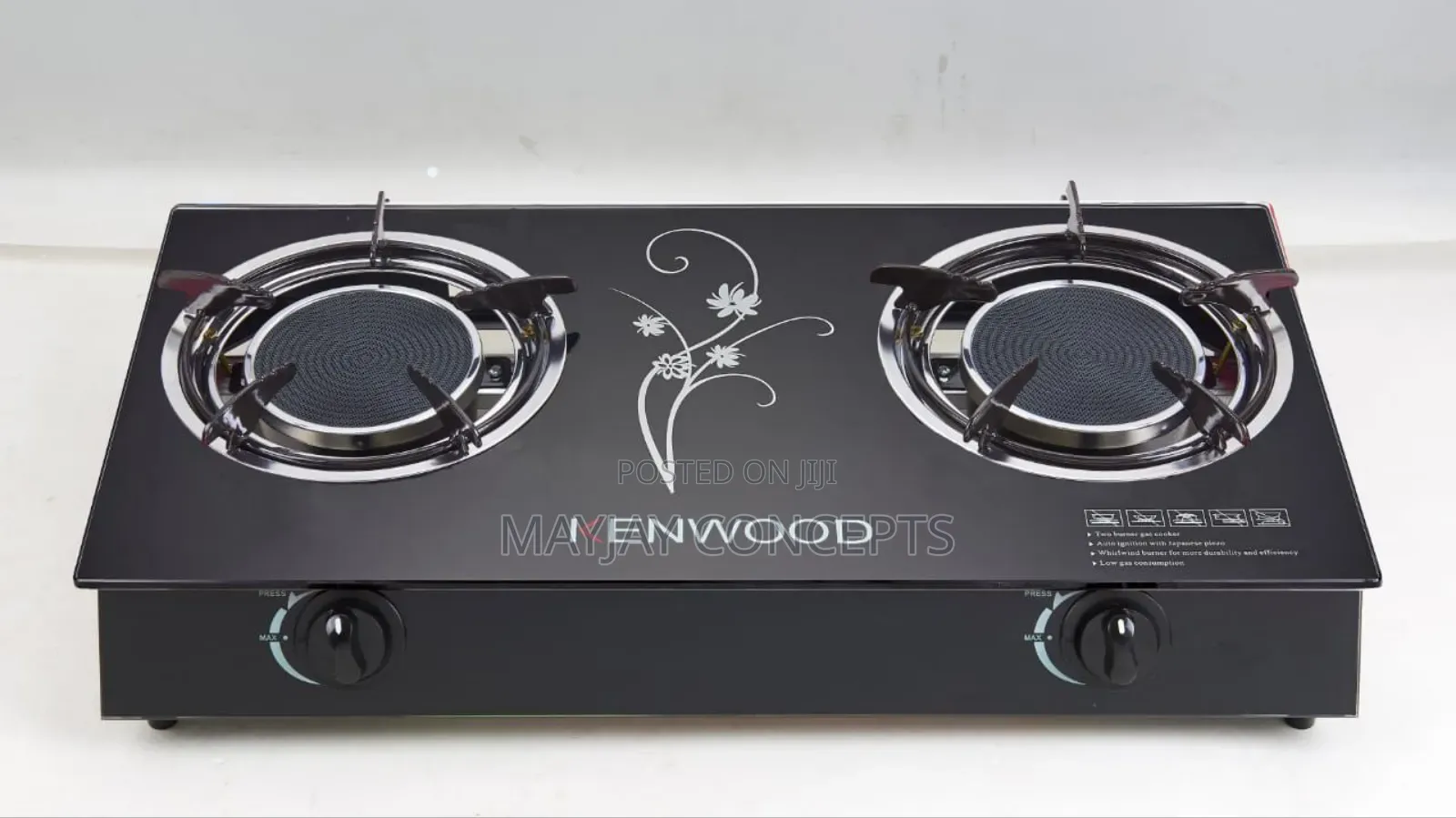 Kenwood Infrared Glass Table Gas Cooker-No Flame,No Smoke