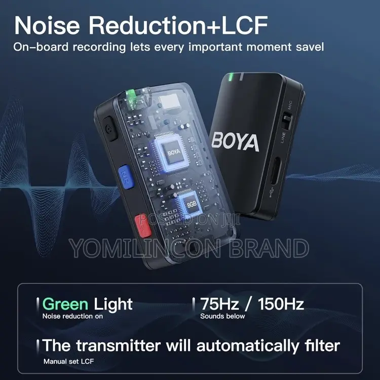 BOYAMIC All-in-One Wireless Microphone Onboard Recording