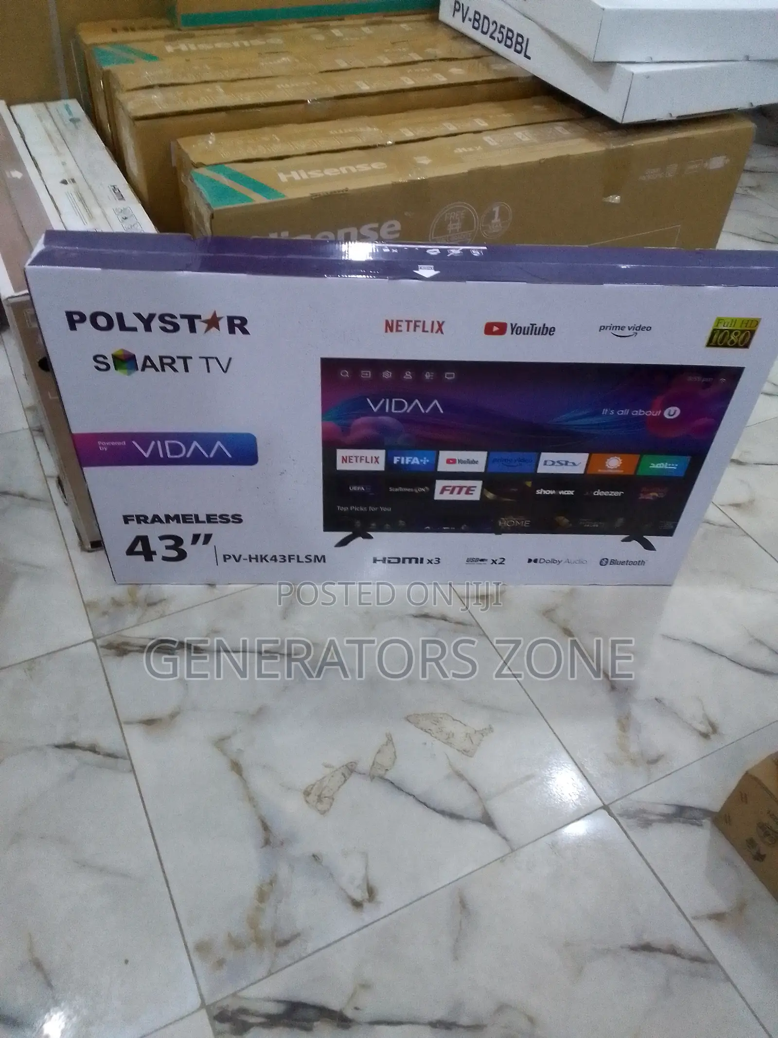 Best Selling 43 Inch Polystar Tv(Smart Tv)