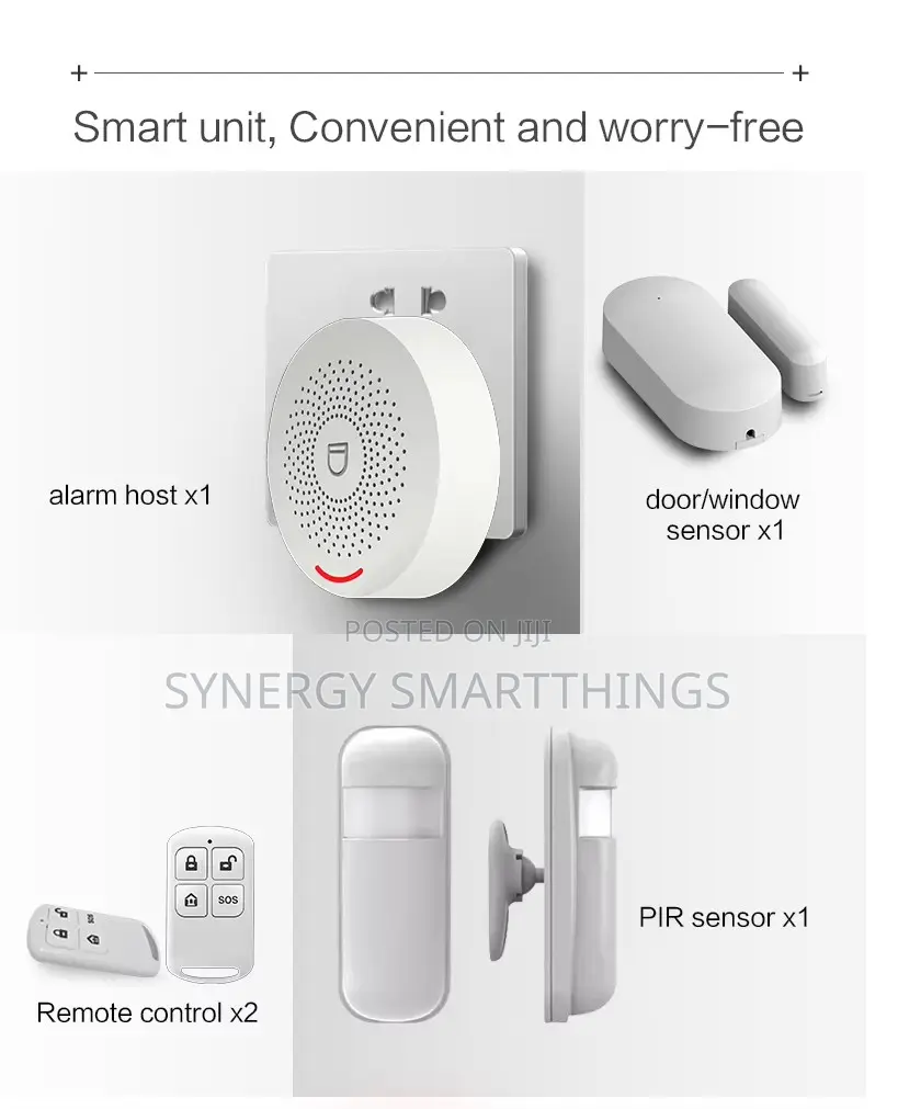 Tuya Wifi Alarm System With RF433 Door Sensor PIR Sensor