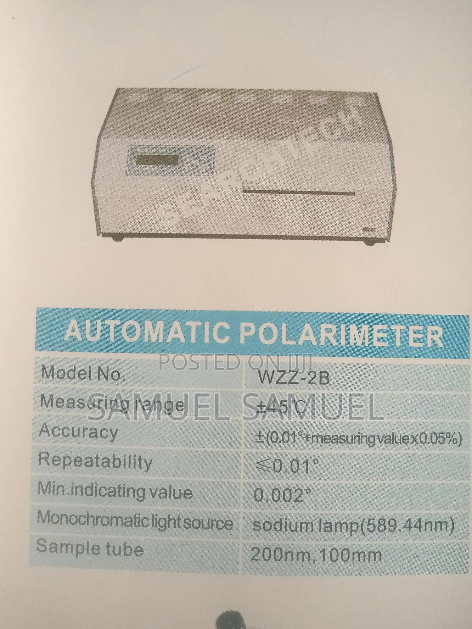 Automatic Polarimeter Model: WZZ-2B, WXG-4, POL-200