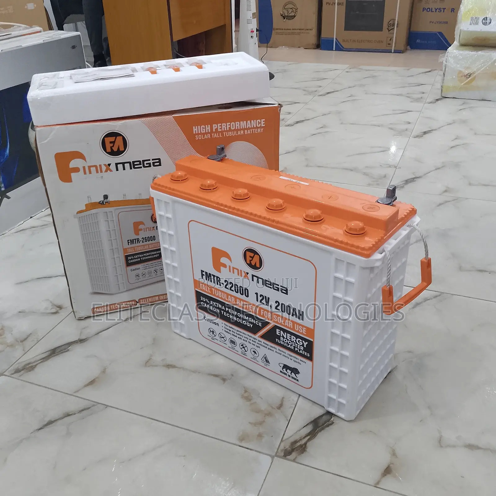 Fast Selling Finix Mega Tubular Battery 12v/200ah