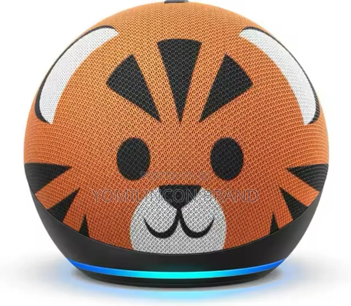 New Echo Dot (4th Gen) Kids Smart Speaker - Tiger