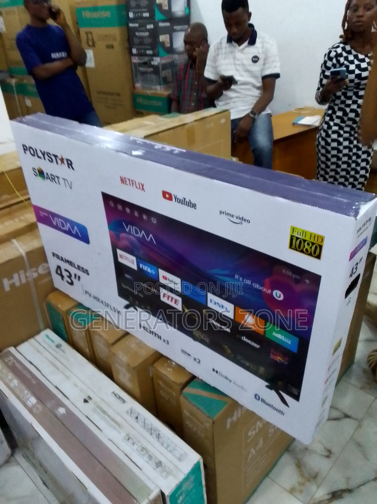 Best Choice 43-Inch Polystar Smart Tv(Pv-Hk43flsm)