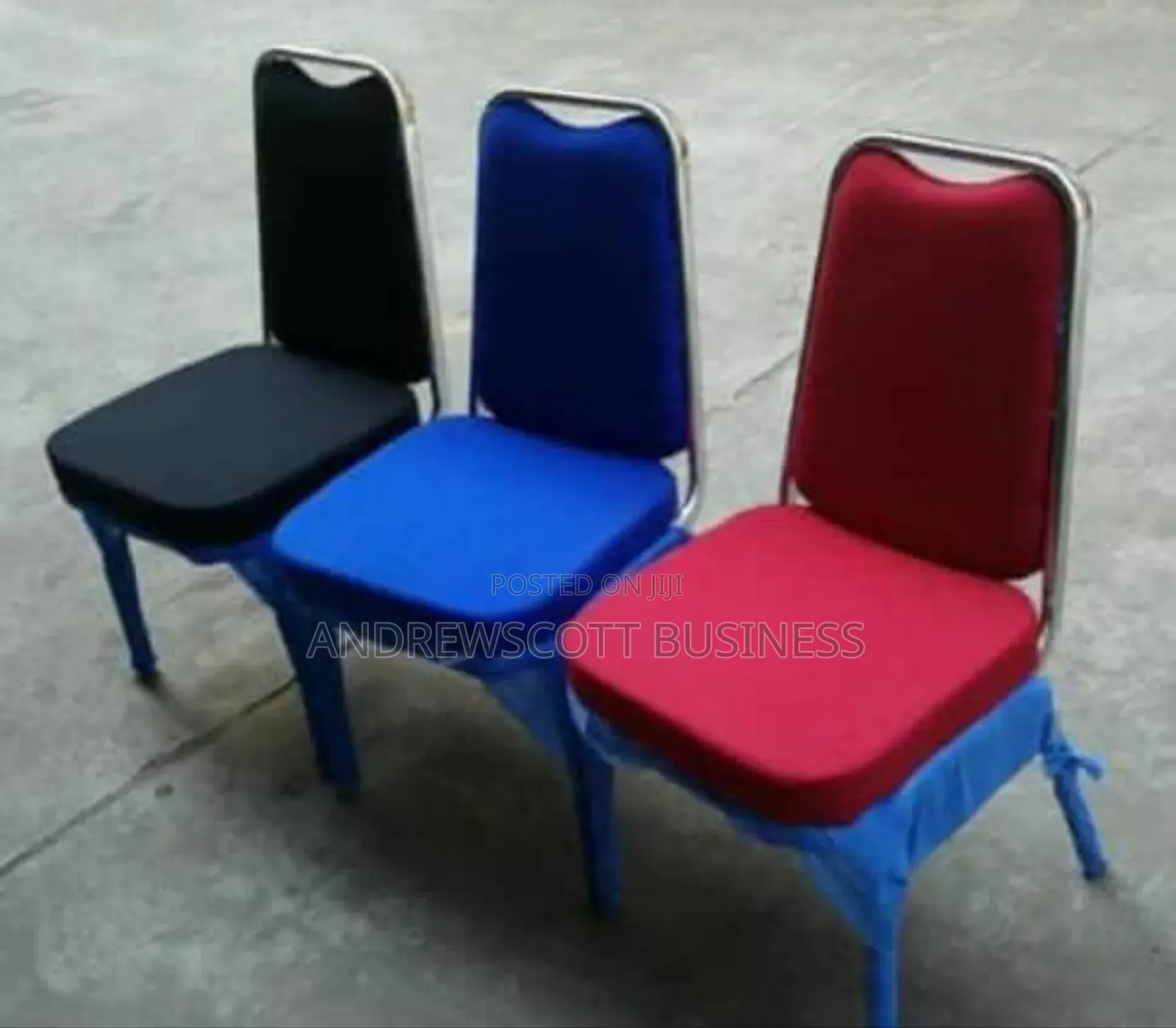 Stainless Leg Banquet Chair