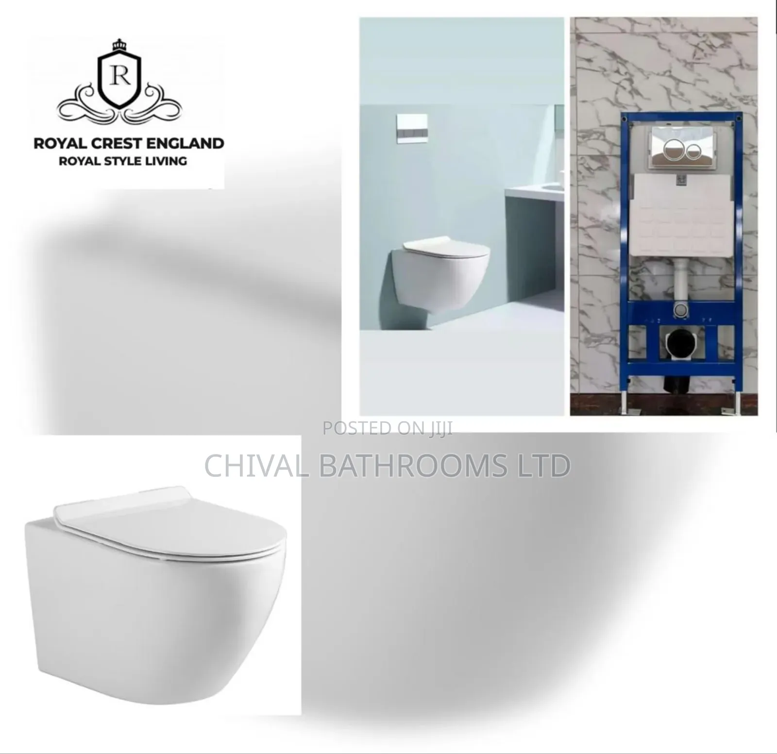 Royalcrest England Wall Hung Wc