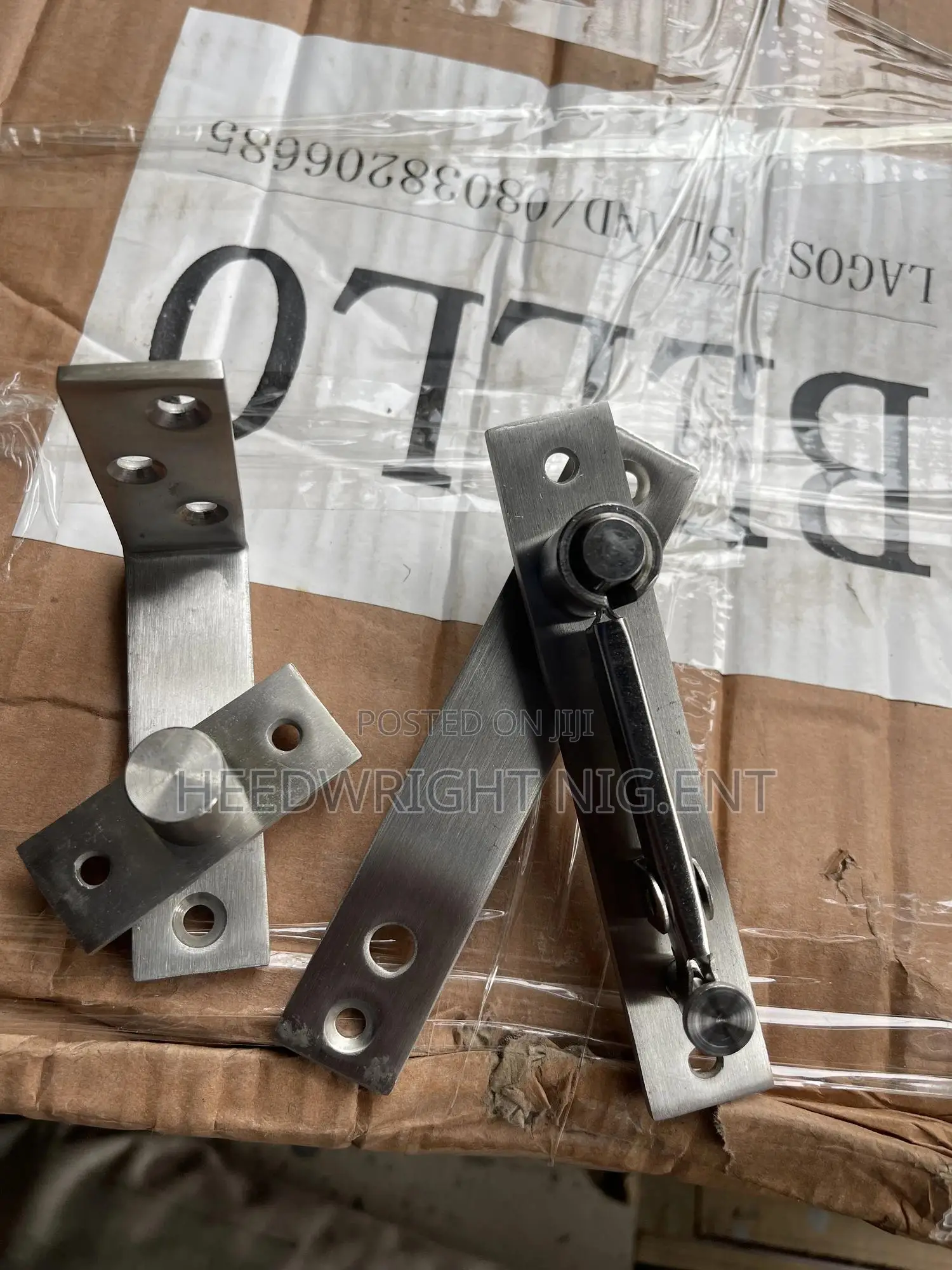 L-Shaped Pivot Floor Door Ssteel Hinges