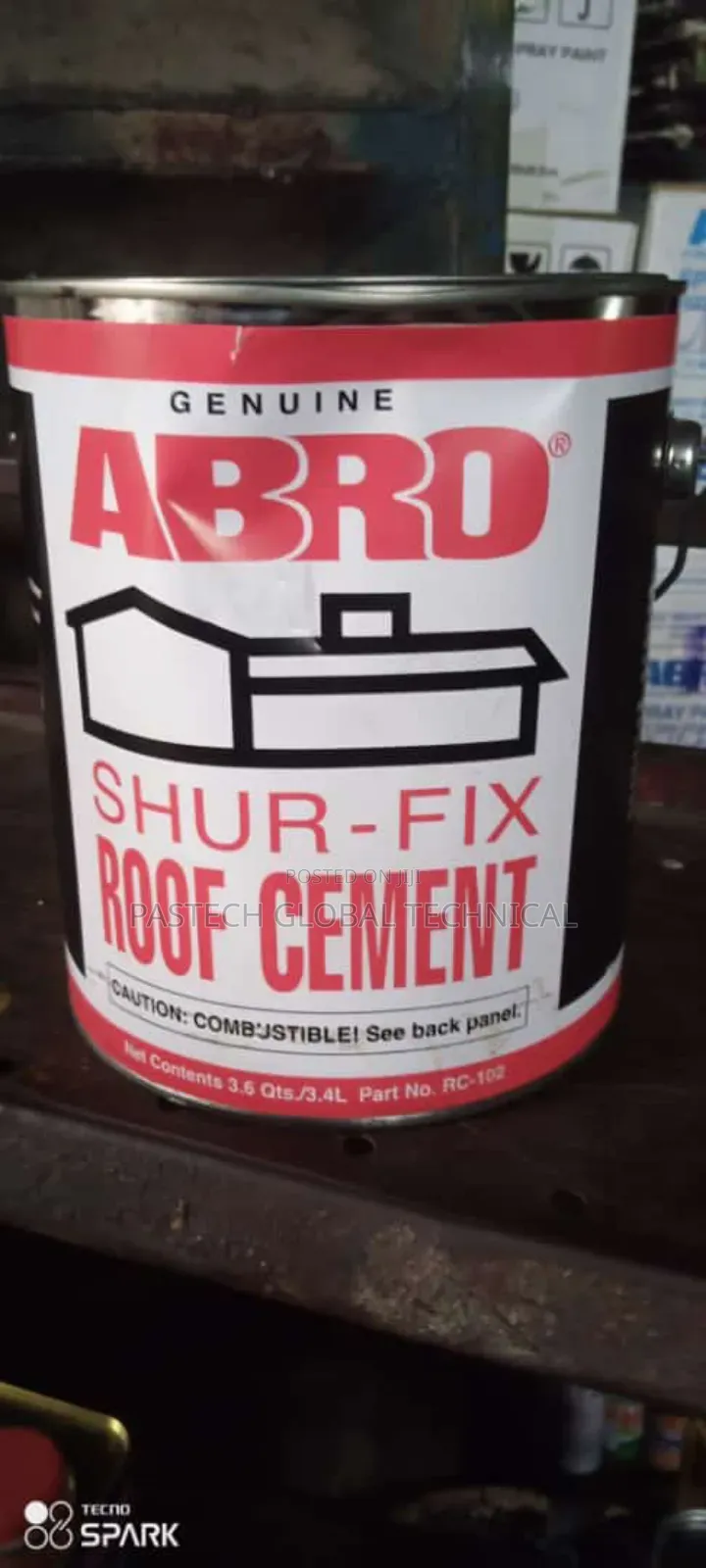 Abro Shur-Fix Roof Cement