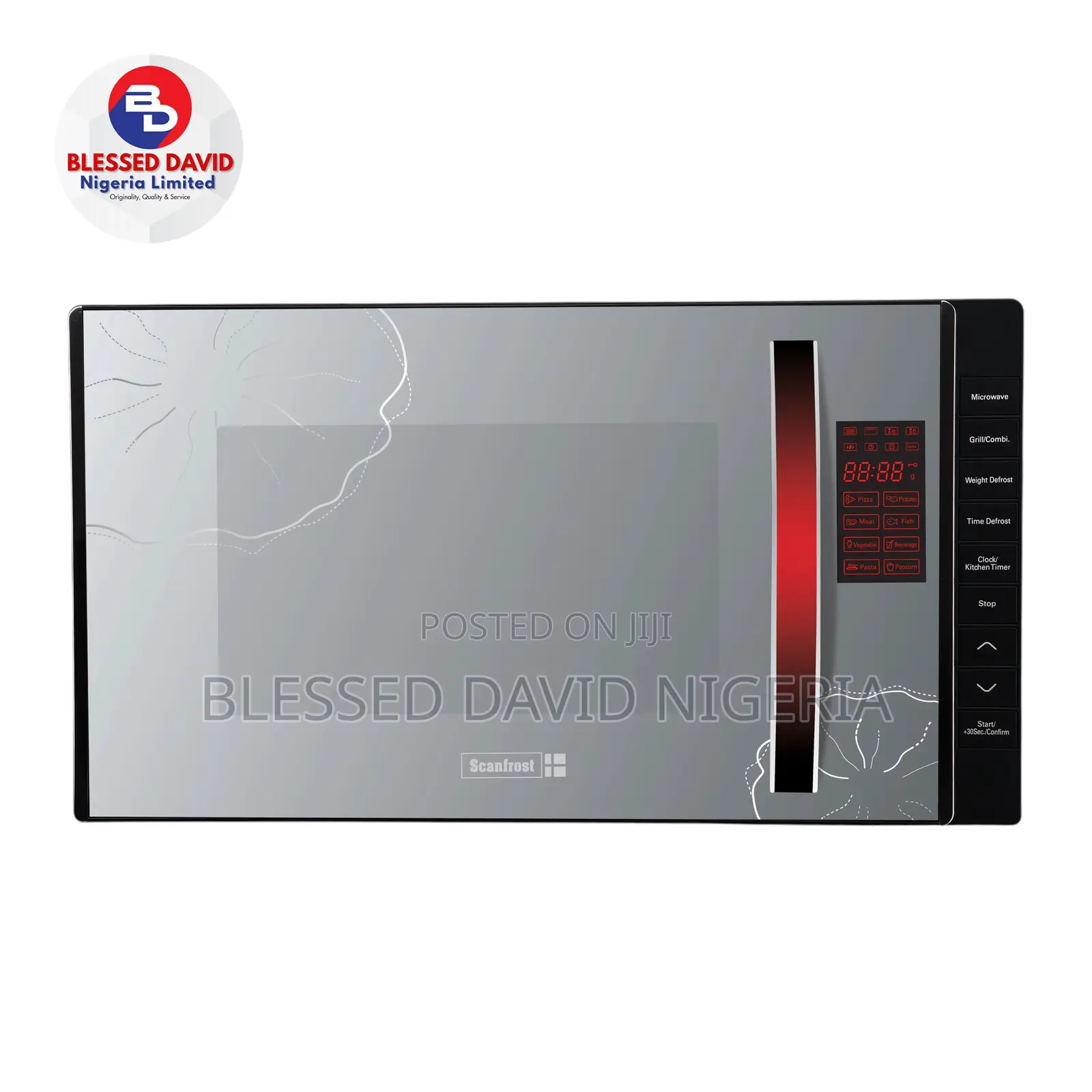 Scanfrost 23l Microwave Oven With Grill (800w) - Sf23bwsdg