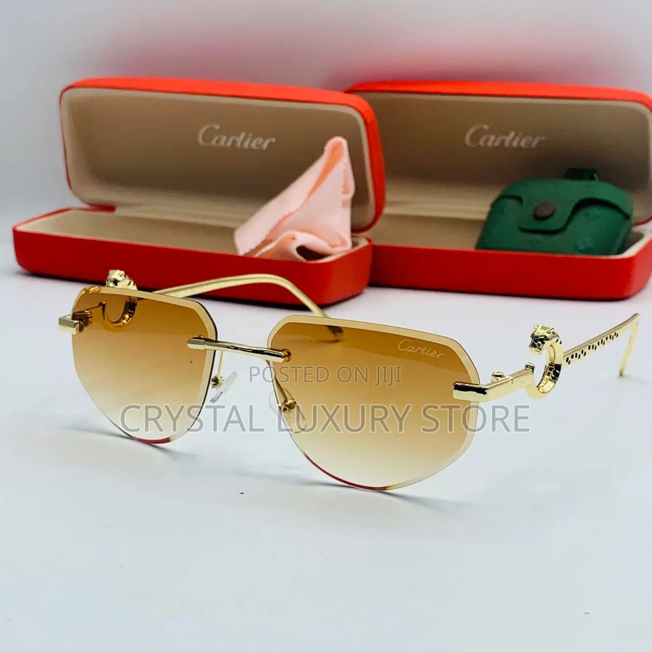 Cartier Quality Luxury Men Sunglasses