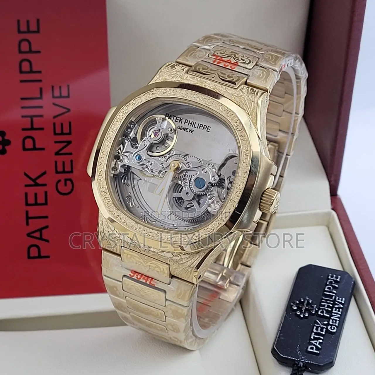 Patek Philippe Quality Luxury Men Chain Wristwatch