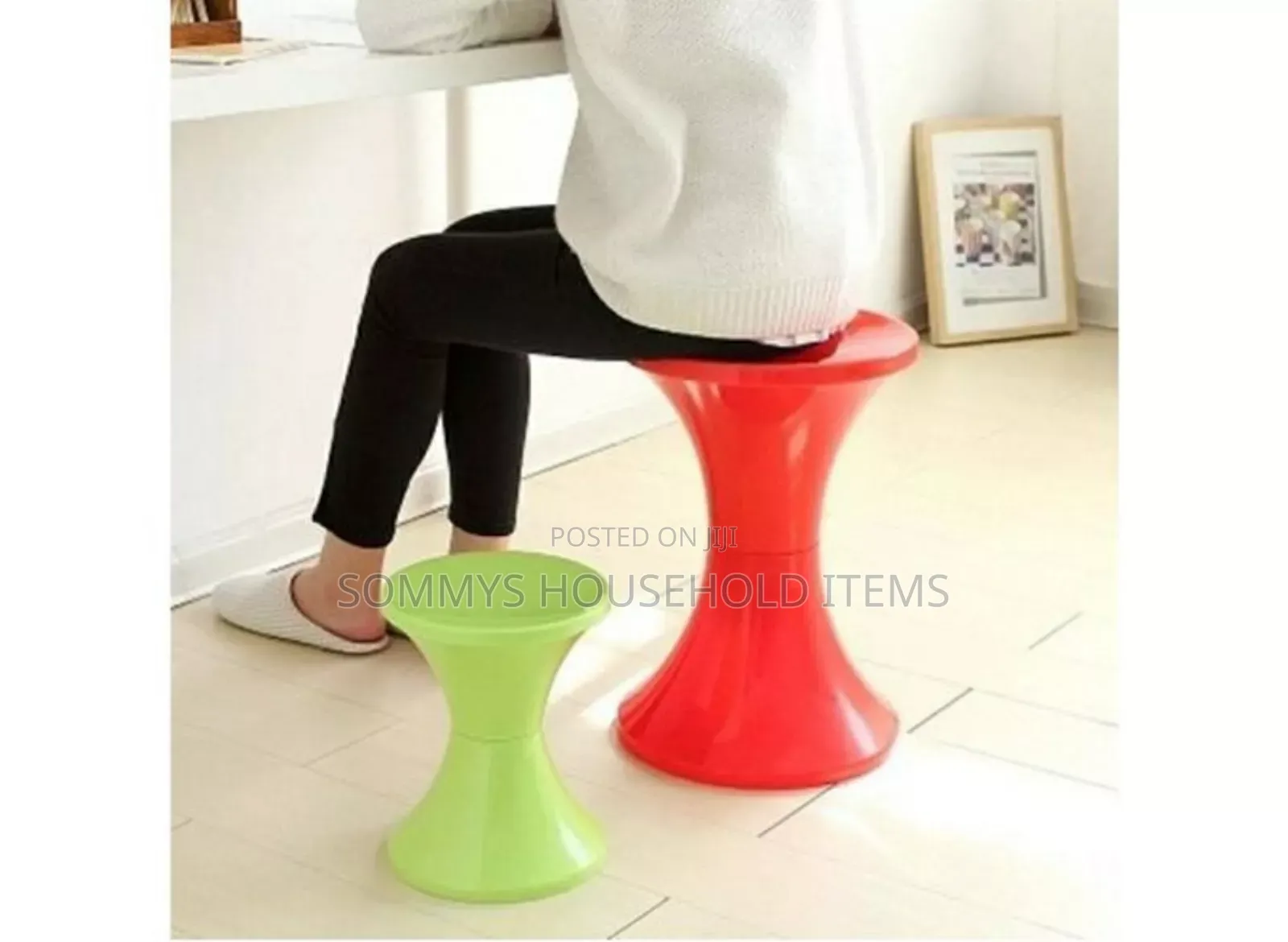 Honey Side Stackable Plastic Stool