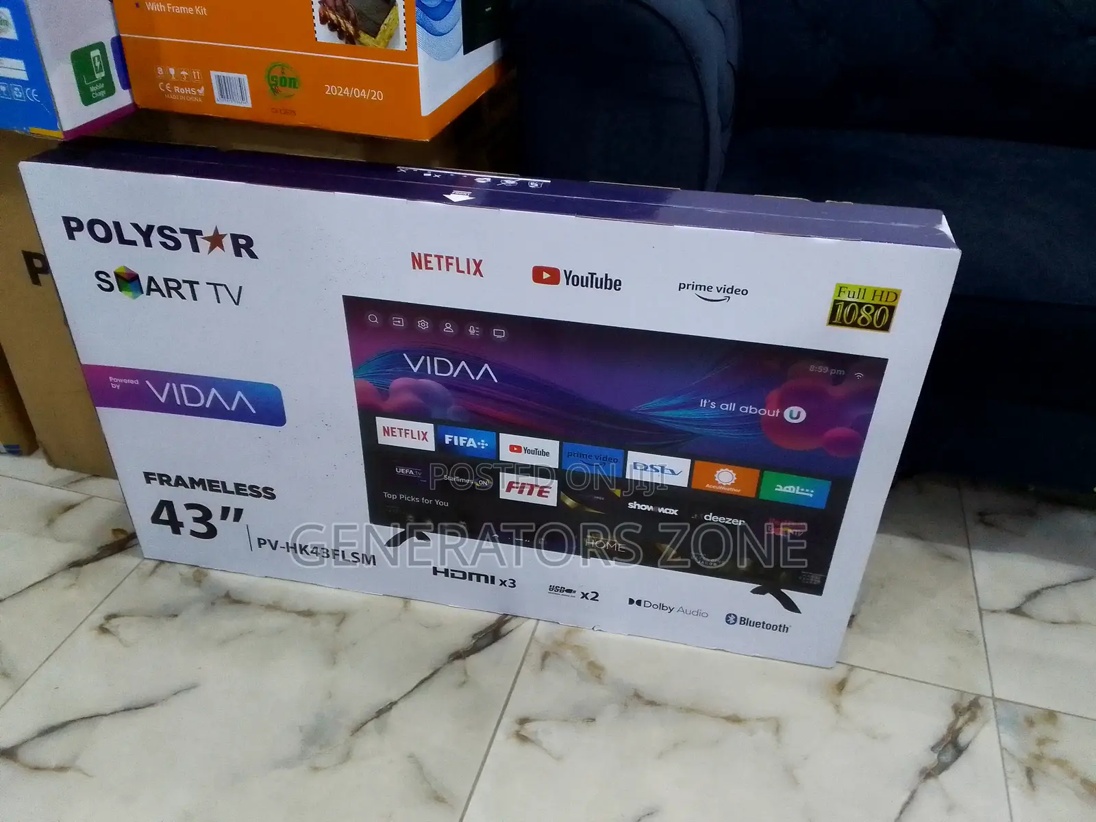 Best Quality Polystar 43" Smart TV