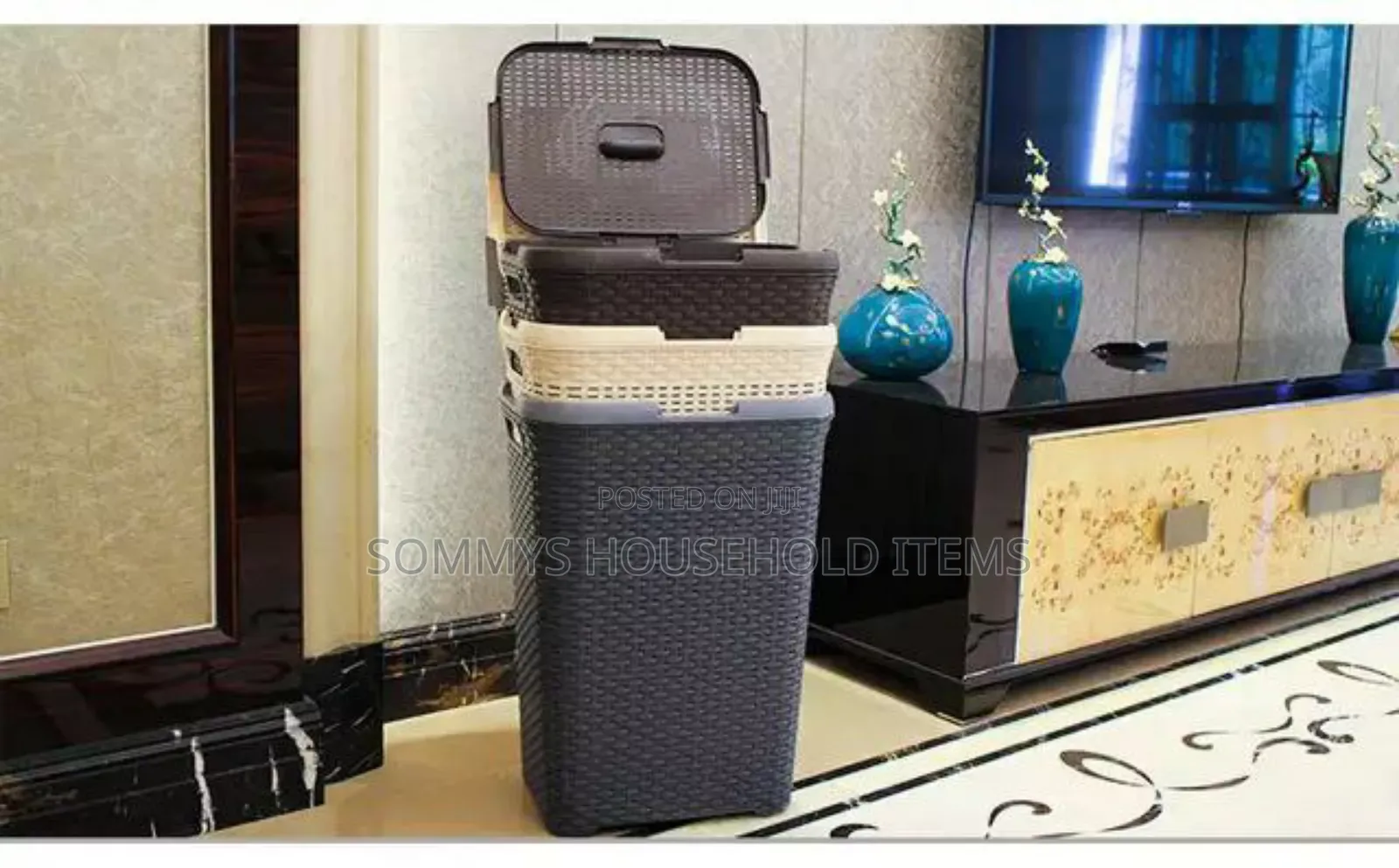 Laundry Basket With Lid Cover