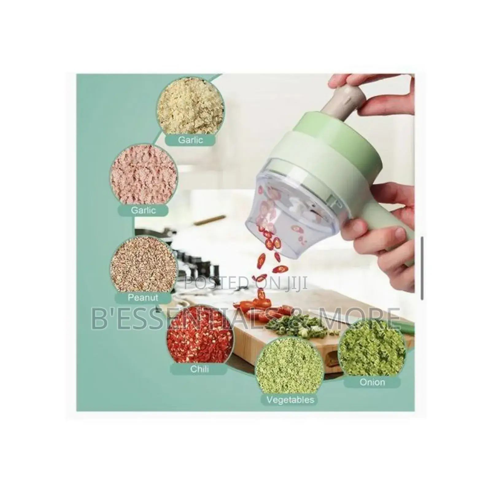 2 IN 1 Rechargeable Vegetable Hammer and Food Chopper