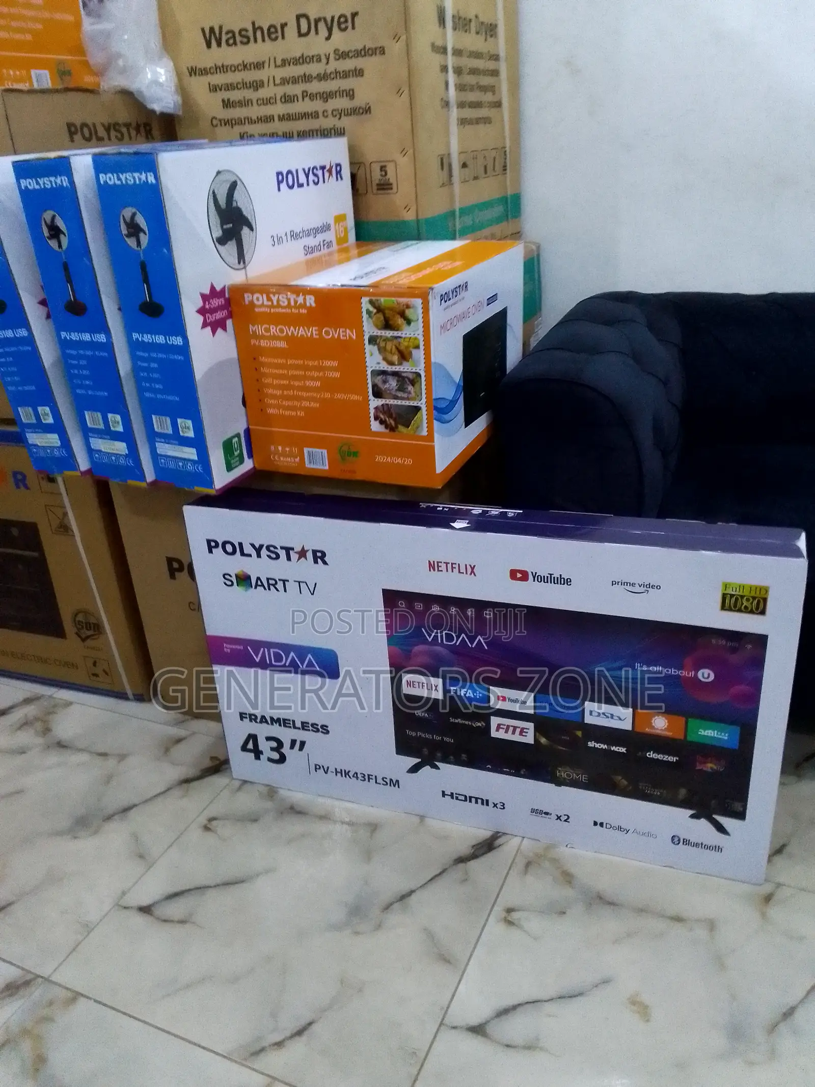 Improved Polystar 43"Smart TV