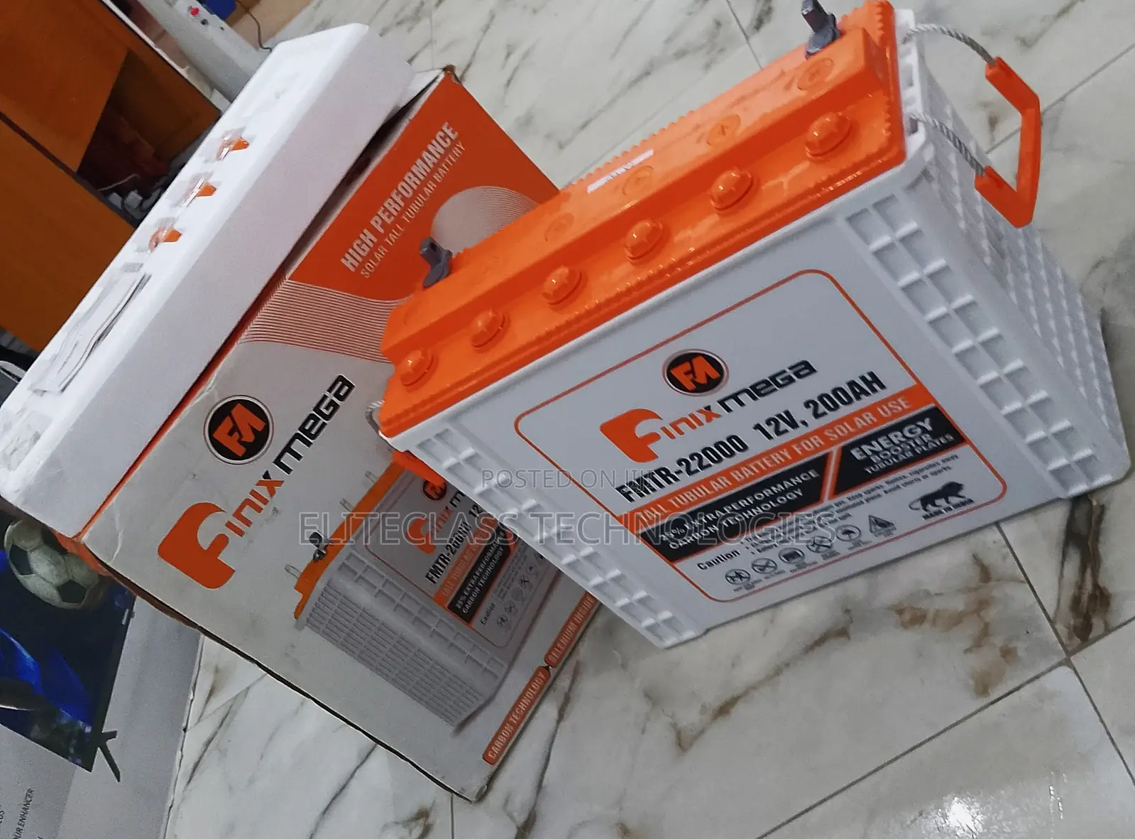 Standard Finix Mega Tubular Battery 12v/200ah