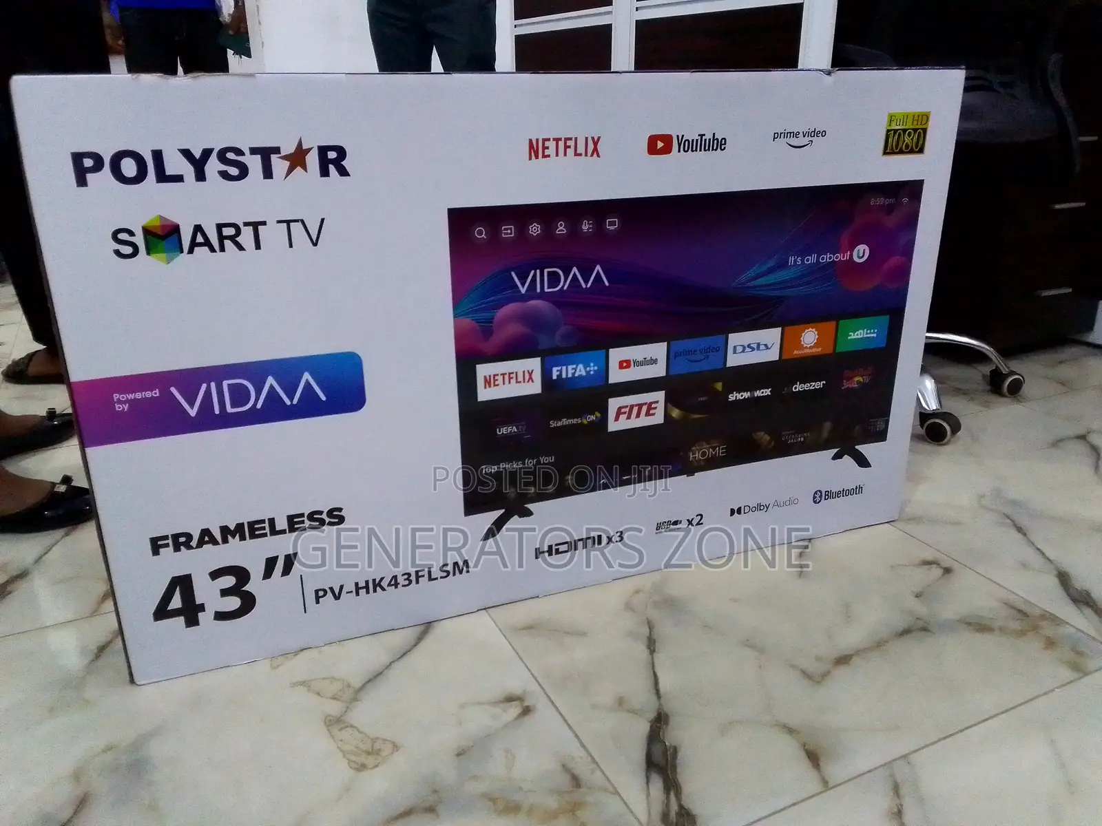 The Original Polystar 43" Smart TV