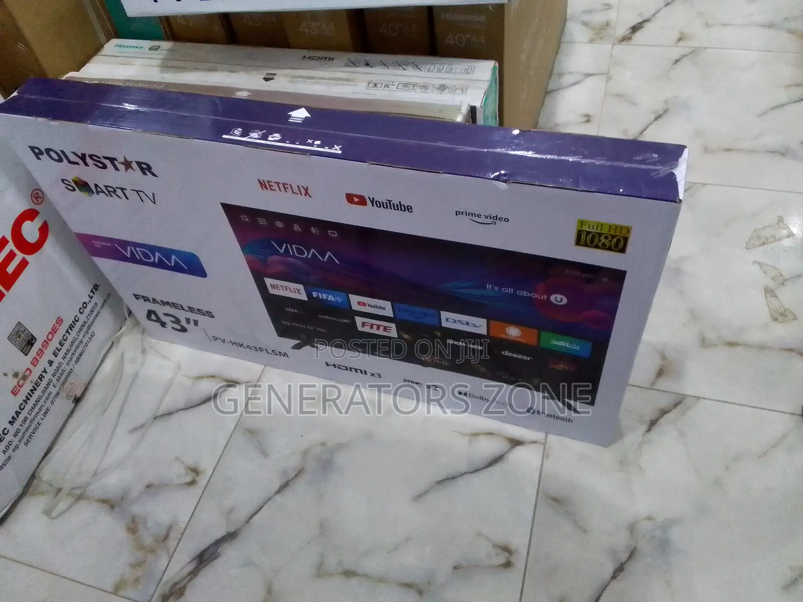 The Latest Polystar 43" Smart TV {Pv-Hk43flsm}