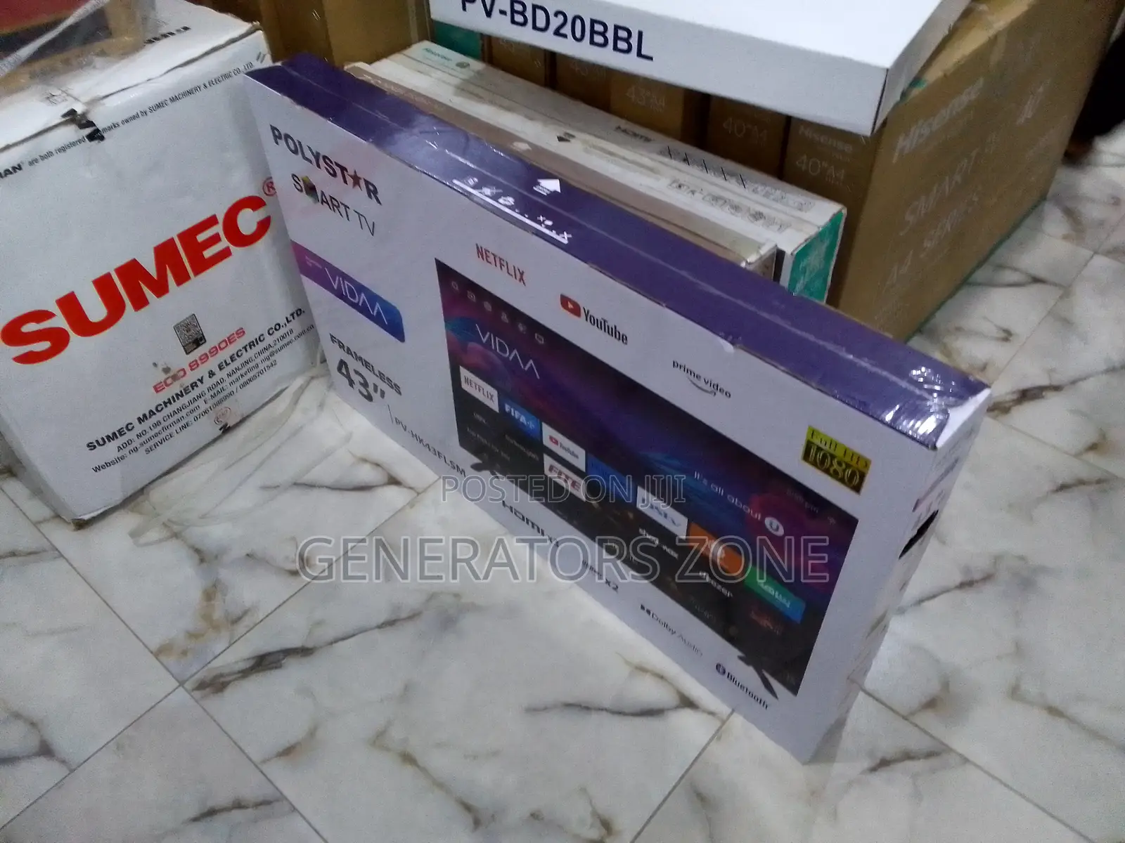 Top Pick Polystar 43" Smart TV {Pv-hk43flsm}