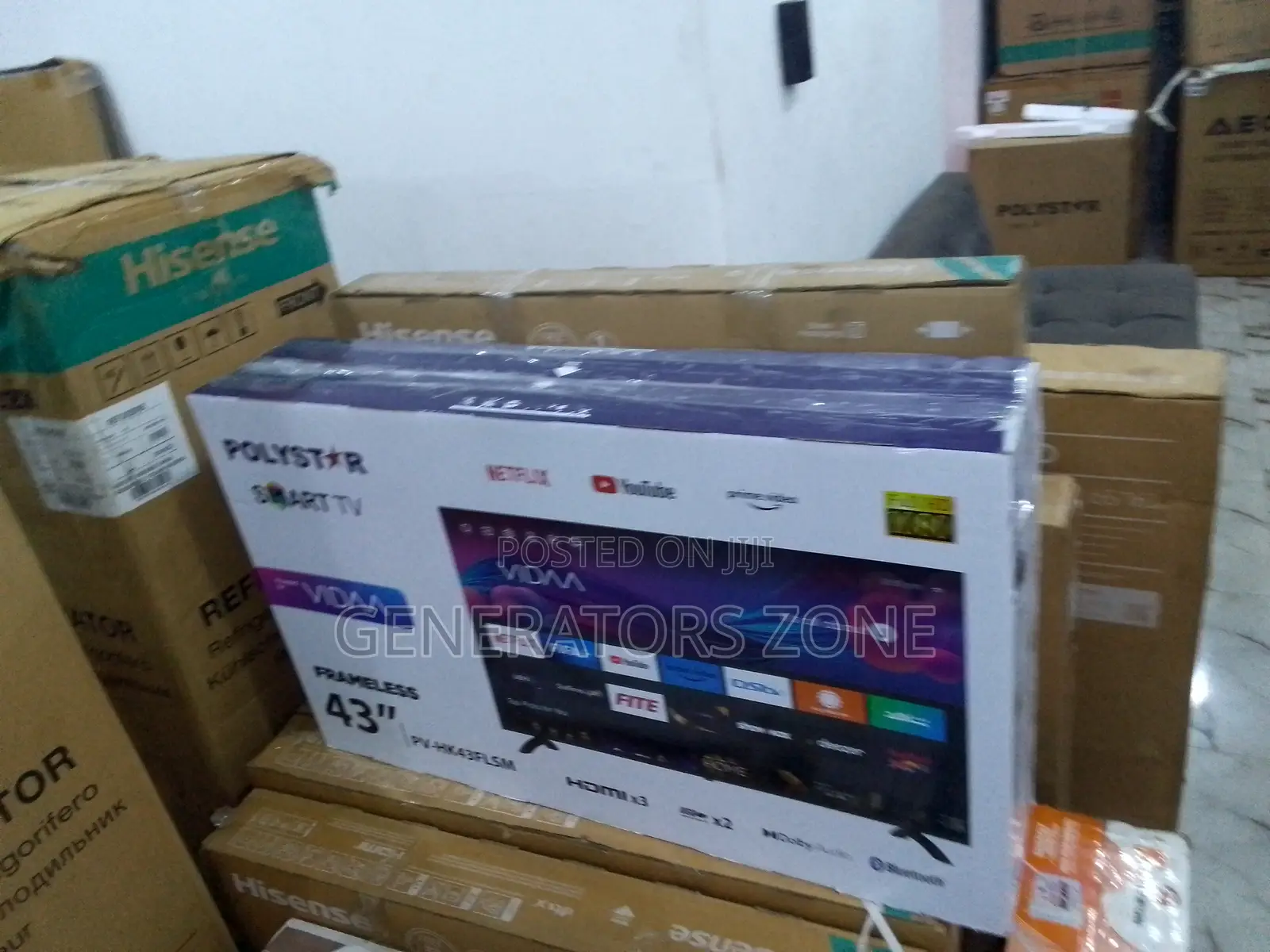 Most Top Polystar 43' Smart TV [Pv-Hk-43flsm}