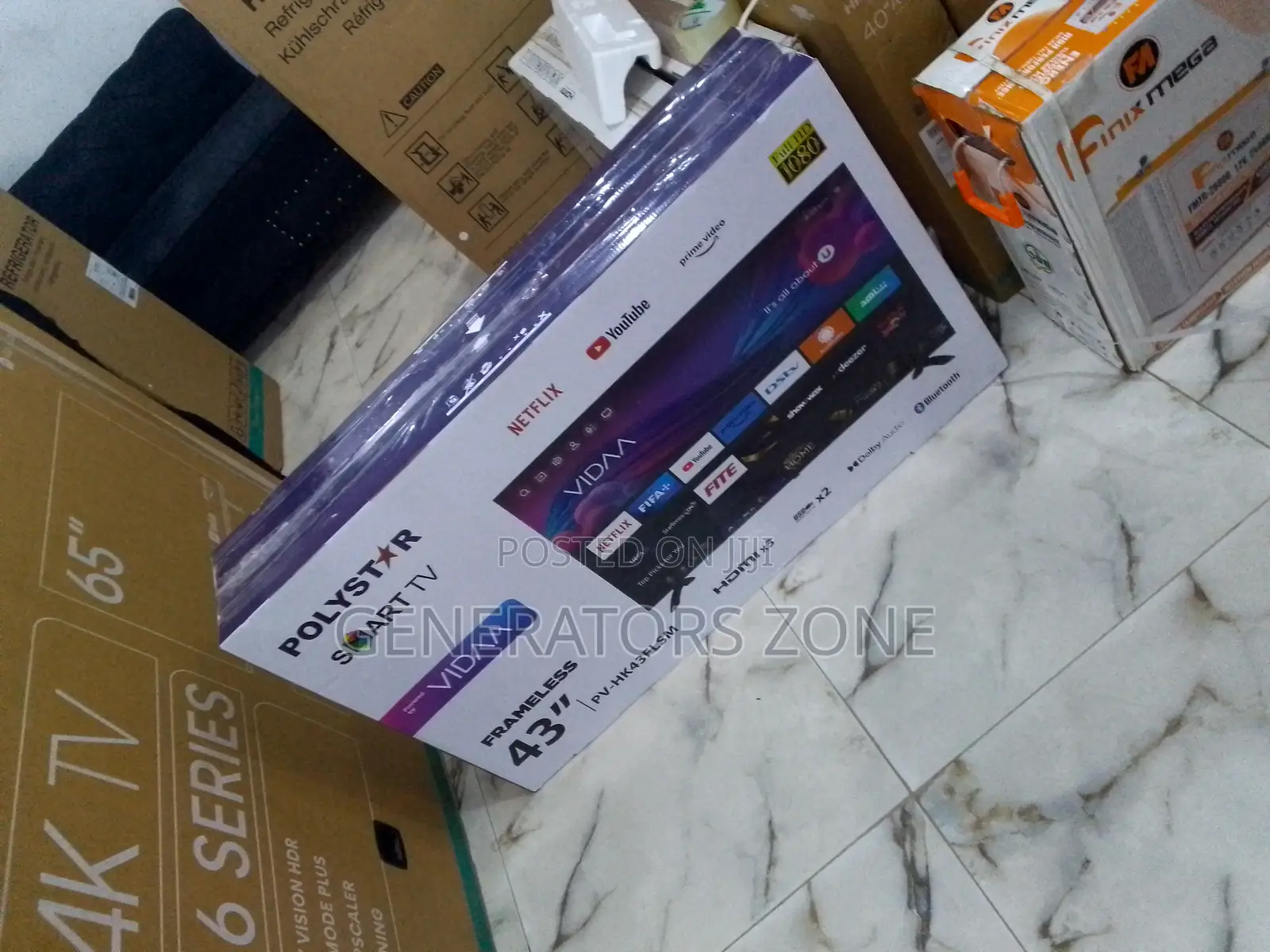 Competent Polystar 43" Smart TV {Pv-Hk43flsm}