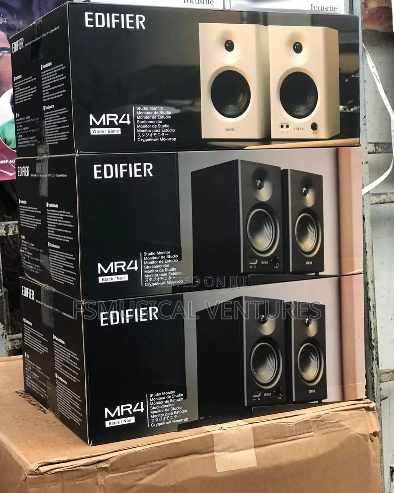 Edifier MR4 Powered Studio Monitor Speakers, 4" Active