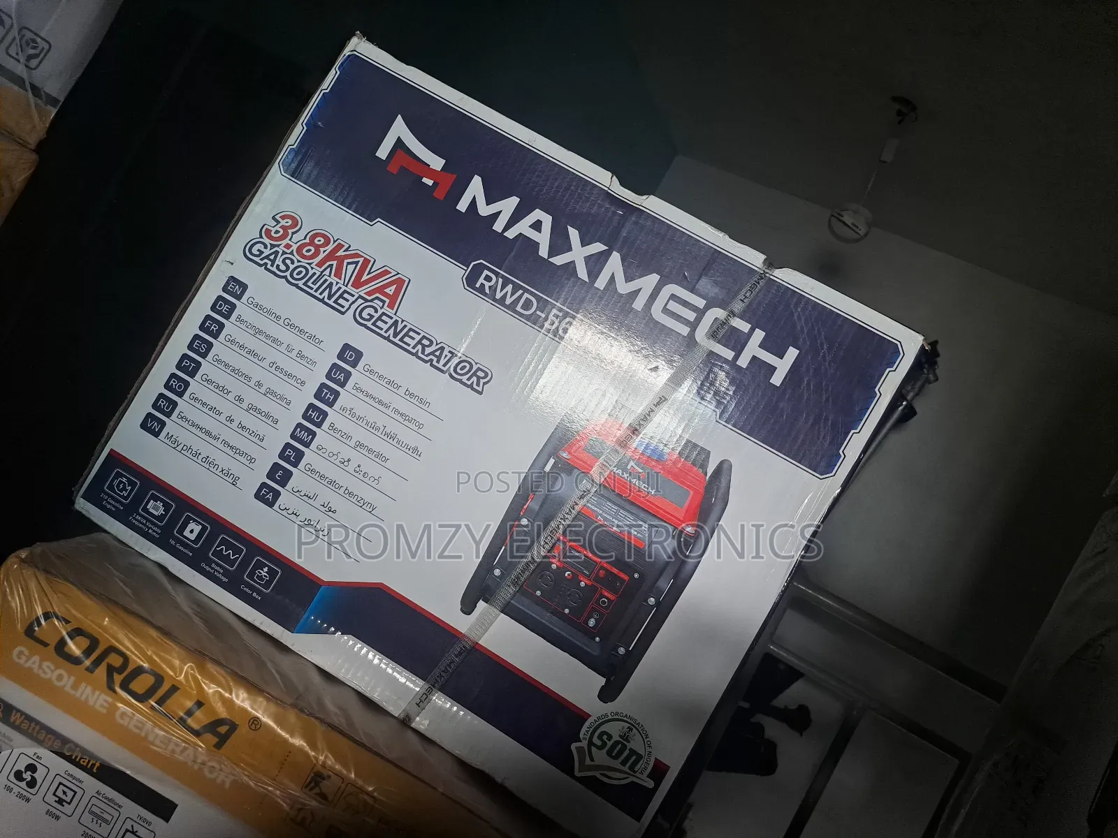 3.8kva Maxmech Inverter Petrol Gen Low Fuel Consumption