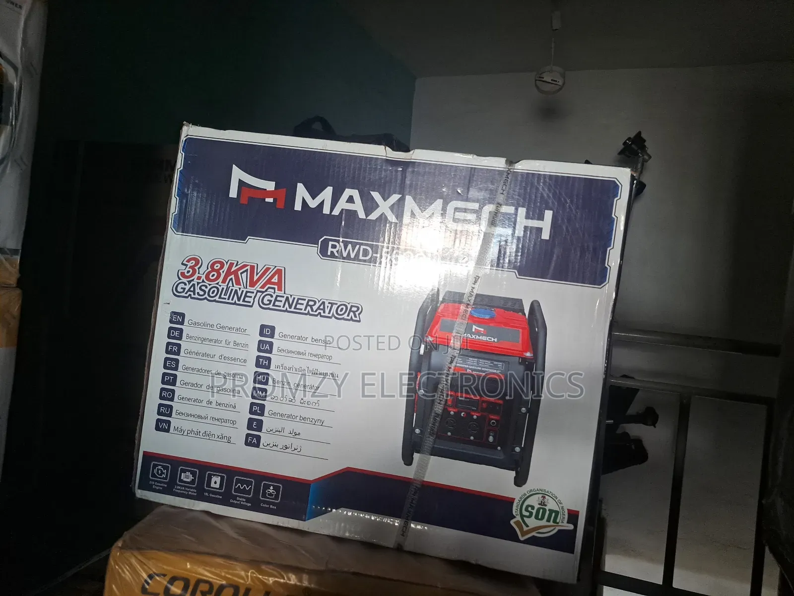 3.8kva Maxmech Inverter Petrol Gen Low Fuel Consumption