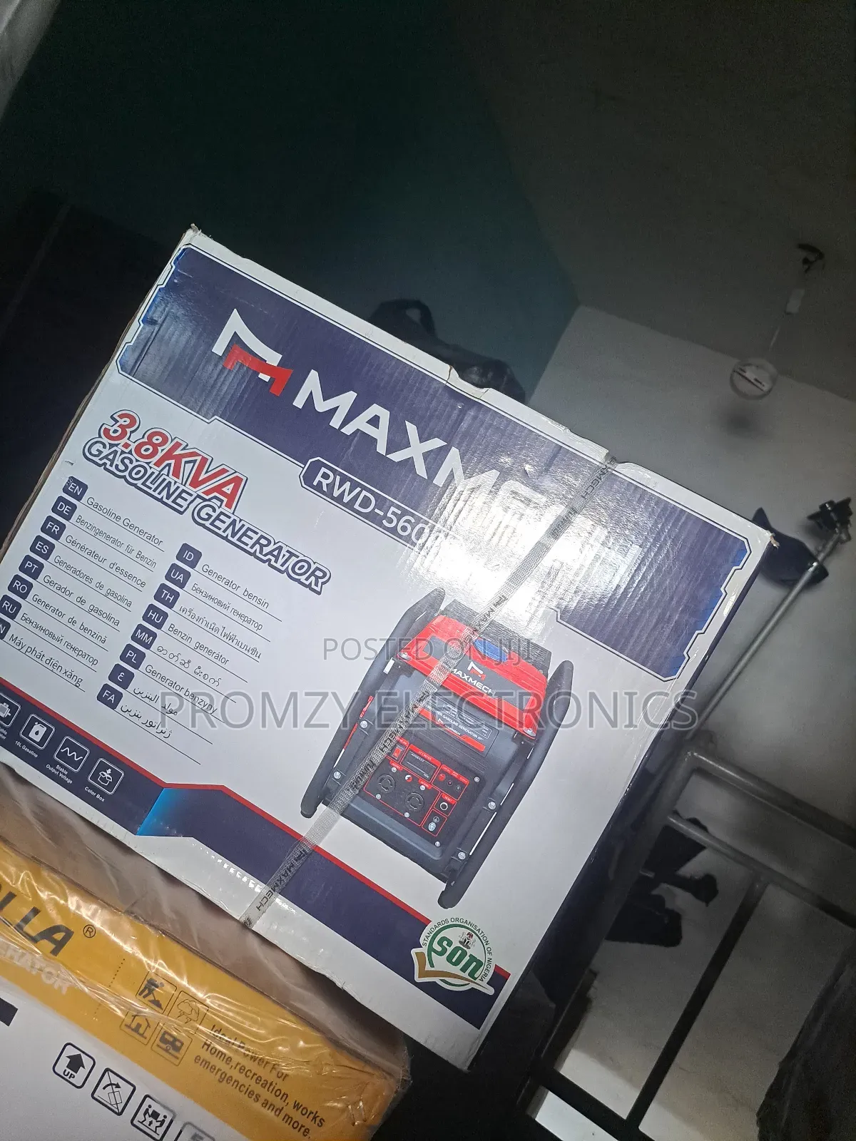 3.8kva Maxmech Inverter Petrol Gen Low Fuel Consumption