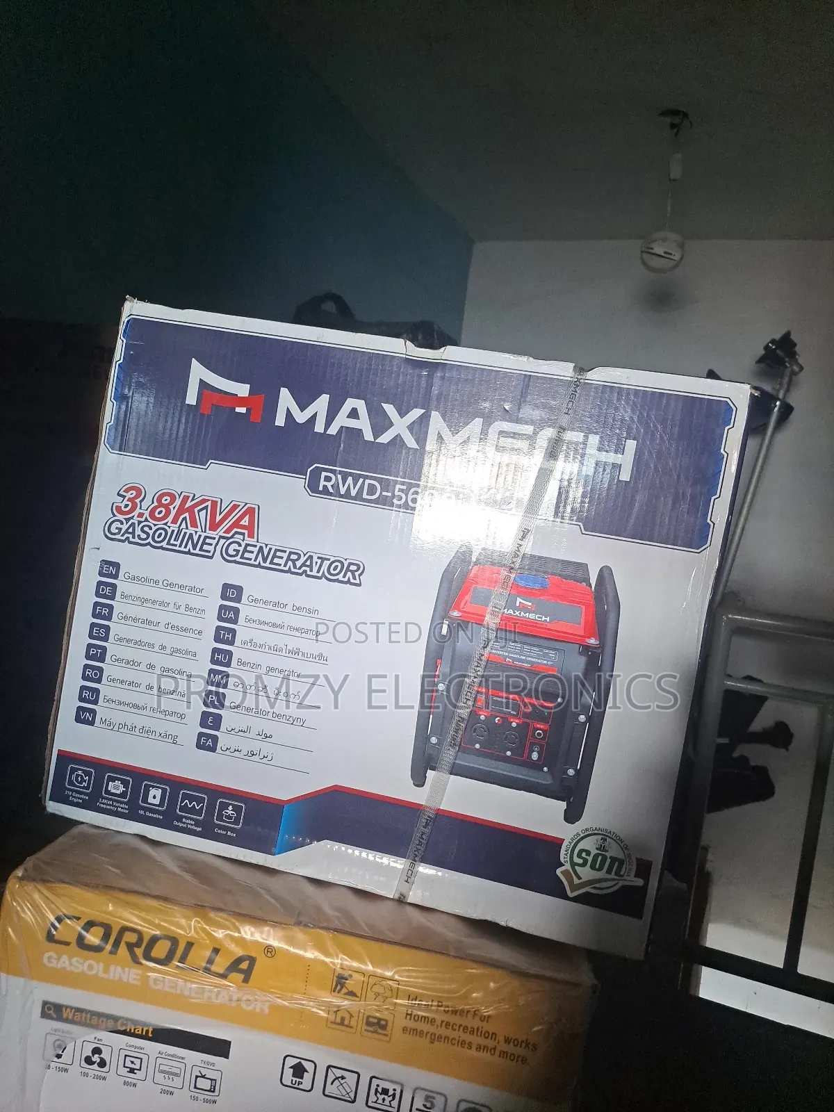 3.8kva Maxmech Inverter Petrol Gen Low Fuel Consumption