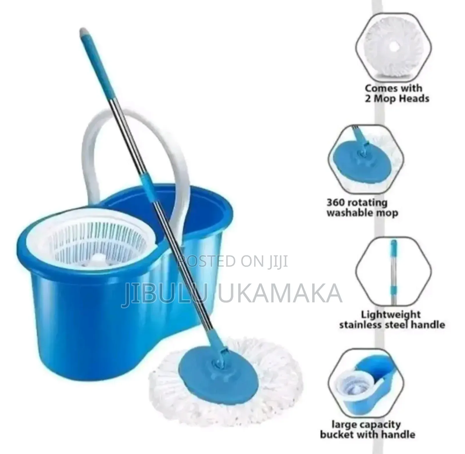 Magic Mop Mopping Stick and Bucket