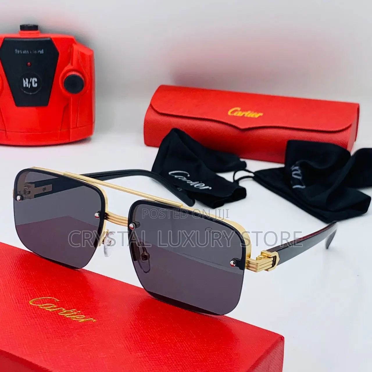 Cartier Quality Luxury Men Sunglasses