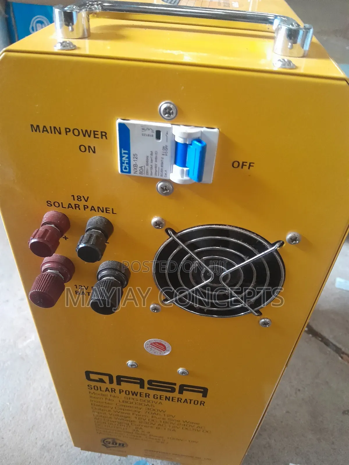 Qasa 300WATTS Solar Power Generator+Panel for TV,LAPTOP,BLENDER