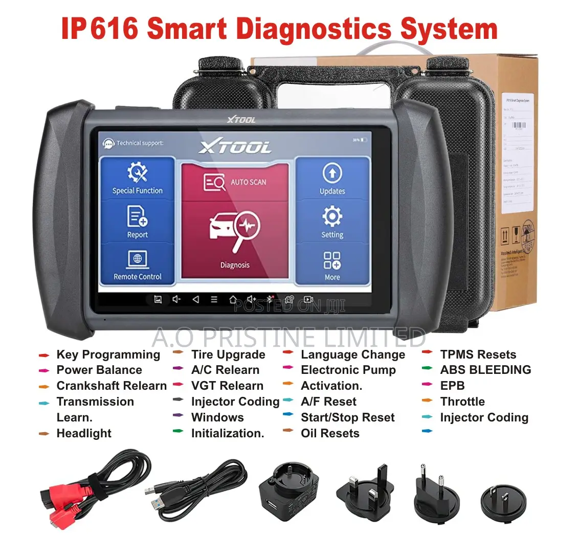 Car Scanner Xtool IP616 With 32 Service Resets Key Program