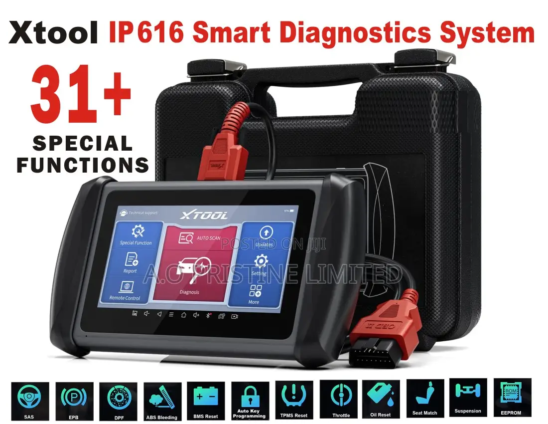 Car Scanner Xtool IP616 With 32 Service Resets Key Program