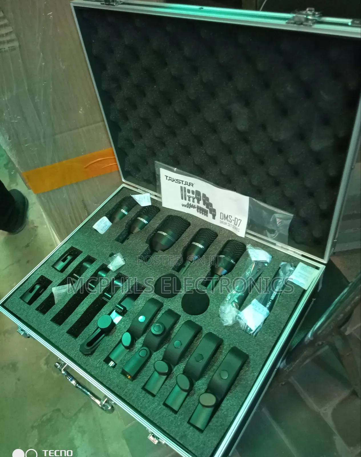 Takstar 7set Electret Condenser Drum Microphone Kits
