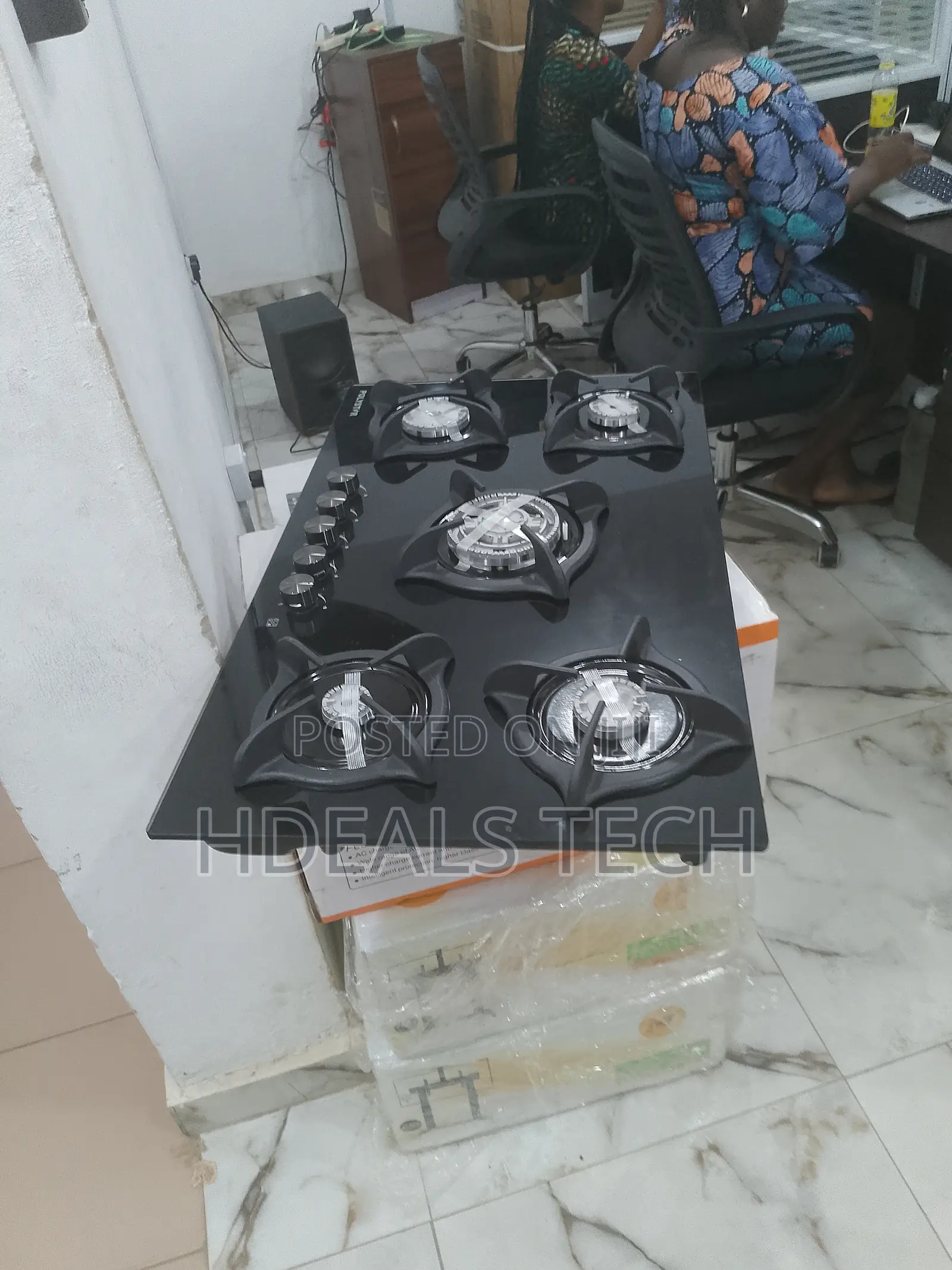 Polystar 5 Burner in Built Gas Hop Cooker 