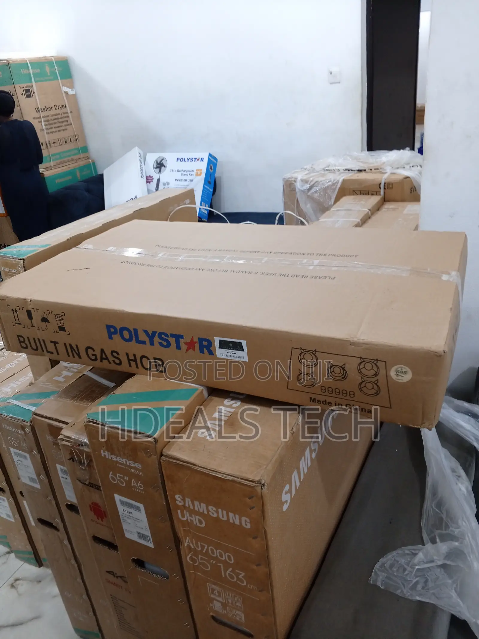 Polystar 5 Burner in Built Gas Hop Cooker 