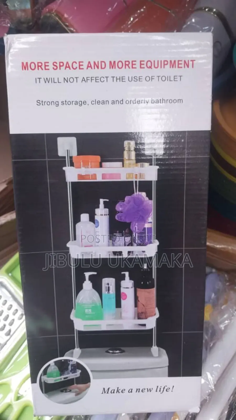 Multifunction Rack Shelf Above Closestool-Free Punching