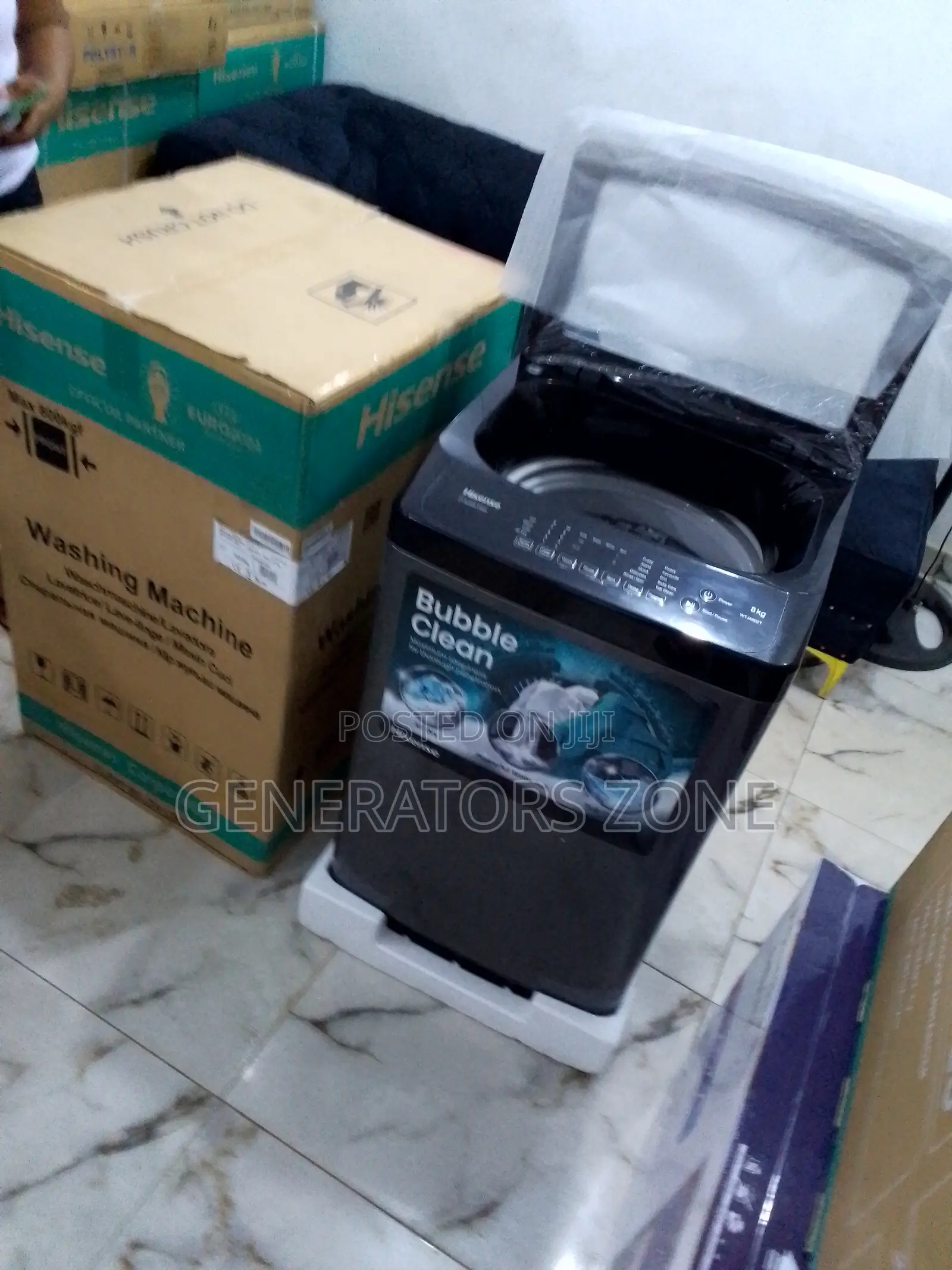 Use-Friendly Hisense 8kg Top Load Washing Machine{Wtja8027}