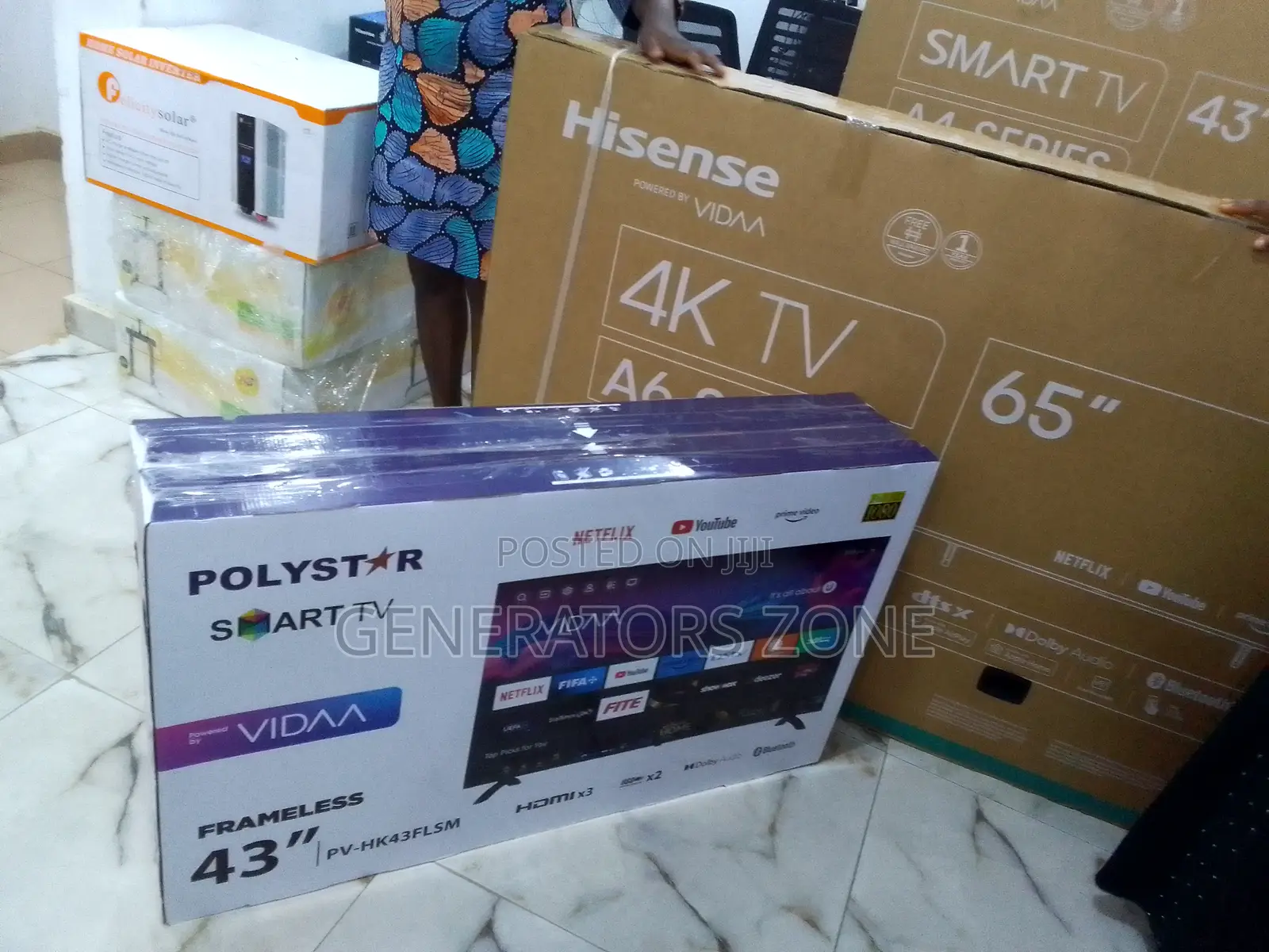 Extremely Reliable Polystar 43" Smart TV
