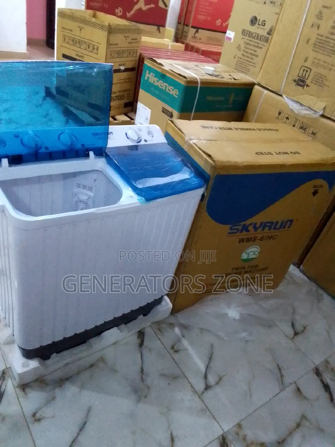 Skyrun 6kg Manual Top Loader Semi Automatic Wash and Spin