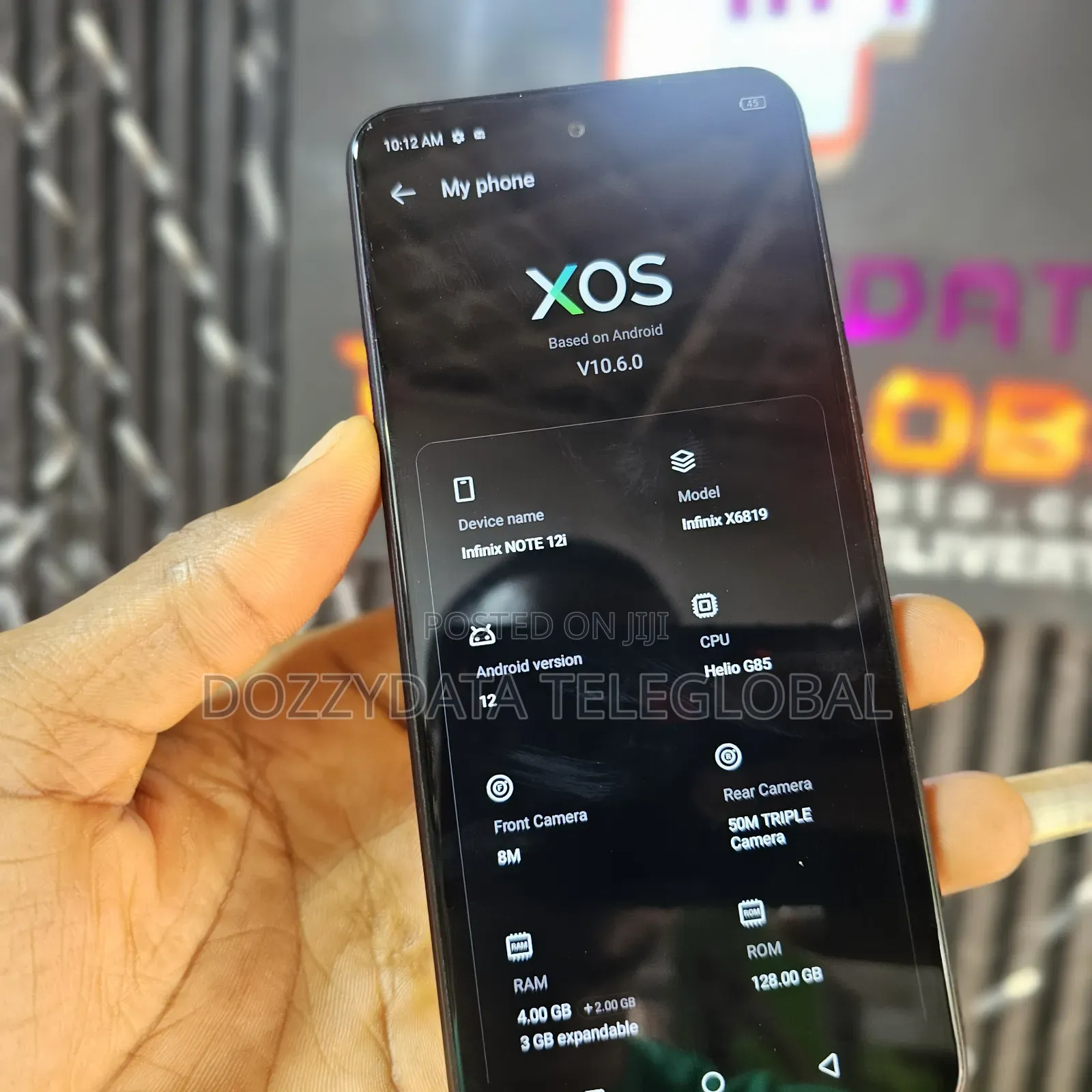 Infinix Note 12i 128 GB Black