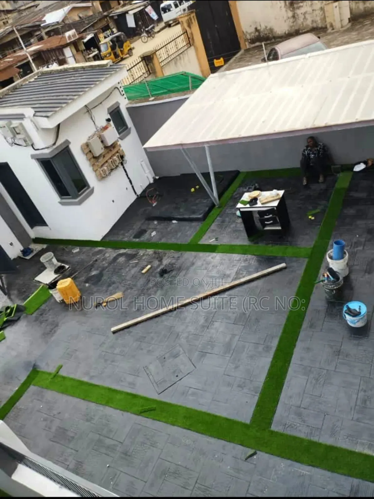 Stamped Concrete Floor Finishing