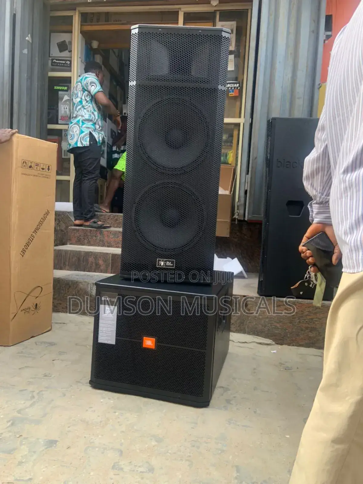 Jbl Single Sub And Full Ranger Spider Professional Speaker