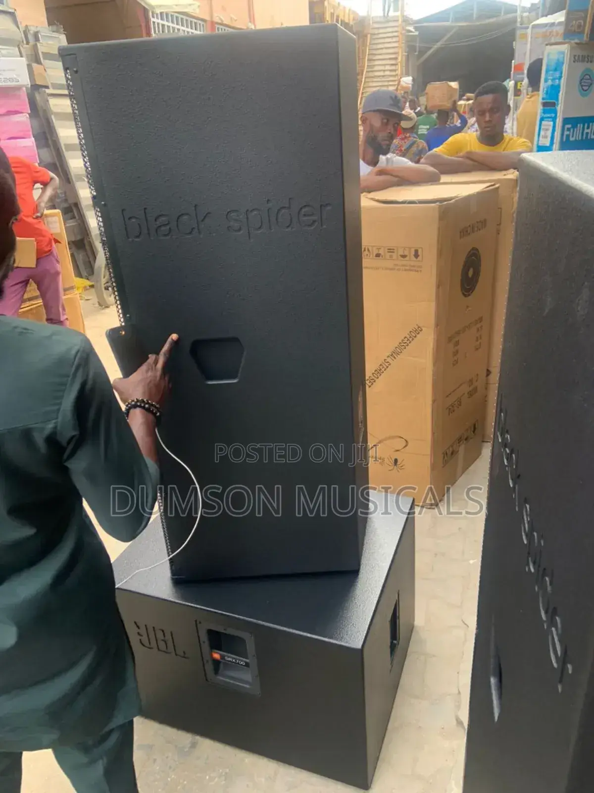 Jbl Single Sub And Full Ranger Spider Professional Speaker