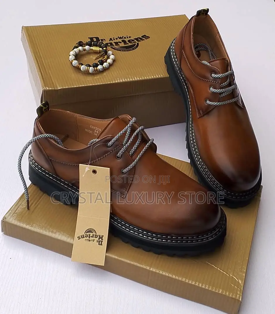 Dr Martens Quality Luxury Men Genuine Leather Shoe
