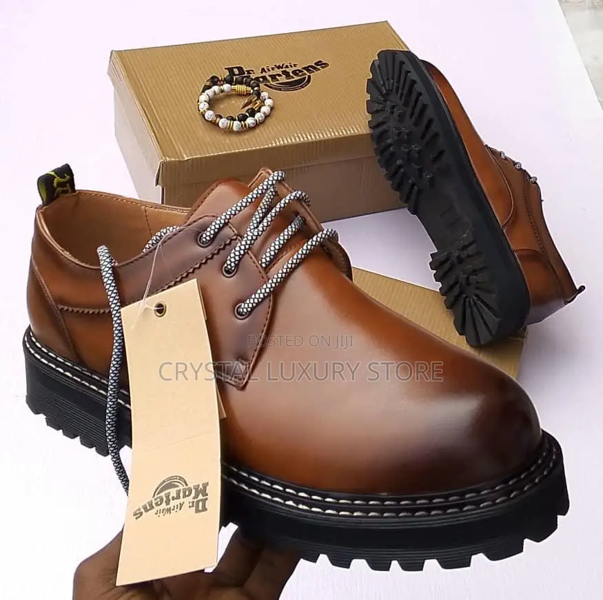 Dr Martens Quality Luxury Men Genuine Leather Shoe
